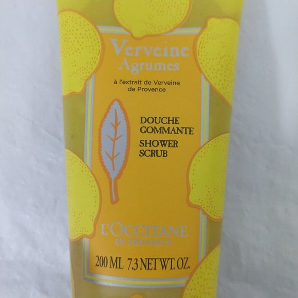 L'Occitane Verbena Agrumes (Verbena Citrus) shower Scrub 200ML NEW - Picture 3 of 5